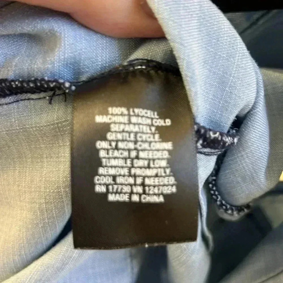 Mossimo Chambray Sleeveless Romper S - Picture 8 of 8